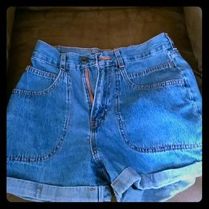 Denim shorts
